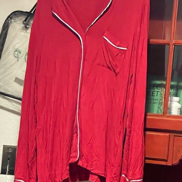 PJ/lounge wear top menswear styling Alfani VTG flowy great drape - Picture 2 of 4